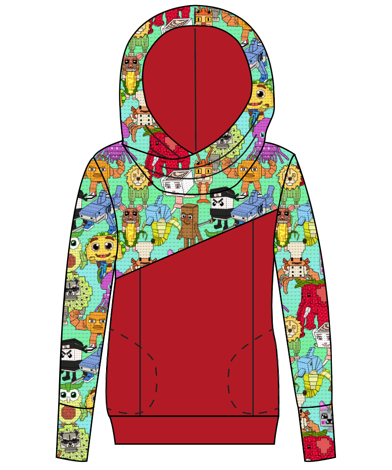 Steal a Block Ladies Hoodie