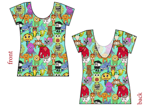 Steal a Block Ladies' Low Back Ballerina Tee