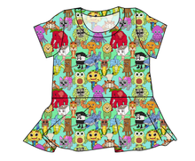 Load image into Gallery viewer, Steal a Block Ladies&#39; Peplum Top