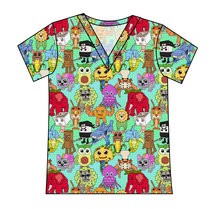 Load image into Gallery viewer, Steal a Block Ladies&#39; Slouchy V-Neck Tee