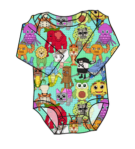 Steal a Block Lap Neck Bodysuit