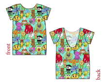 Load image into Gallery viewer, Steal a Block Low Back Ballerina Tee