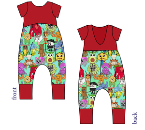 Steal a Block Low Back Romper and Bubble Romper