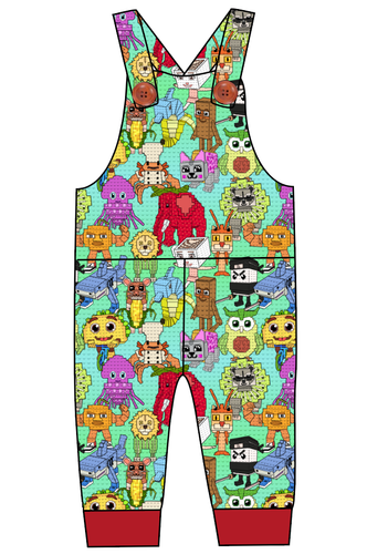 Steal a Block Overalls and Shortalls