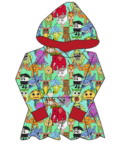Steal a Block Peplum Hoodie (or Crewneck)