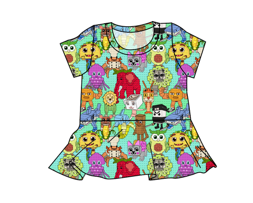 Steal a Block Peplum Top
