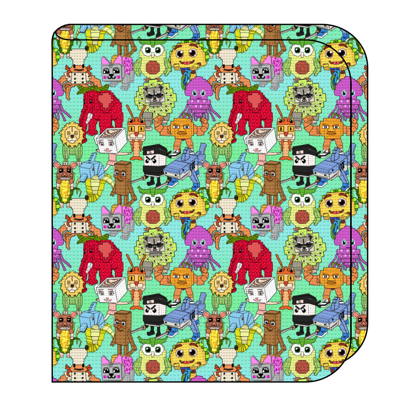 Steal a Block Swaddle Blanket