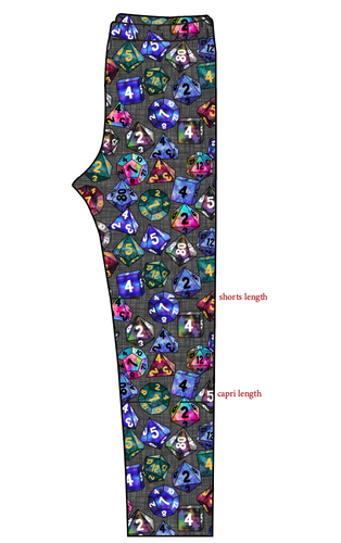 Dice for Dungeons Basic Leggings