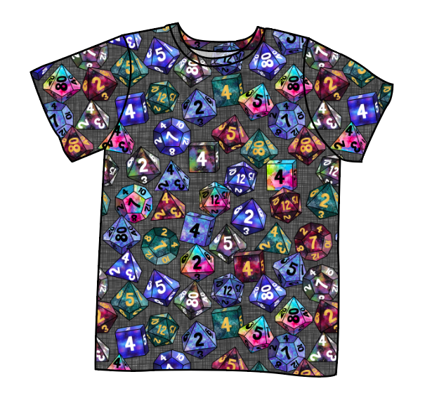 Dice for Dungeons Basic Tee and Tank