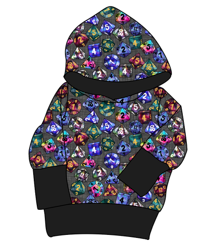Dice for Dungeons Grow With Me Hoodie (or Crewneck)
