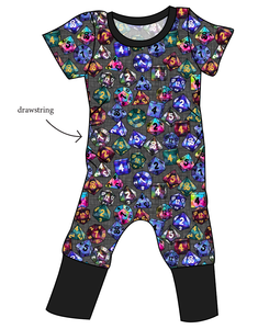 Dice for Dungeons Grow With Me Pants And Shorts Romper