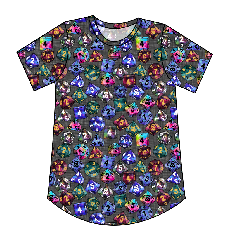 Dice for Dungeons Ladies' Relaxed Tee