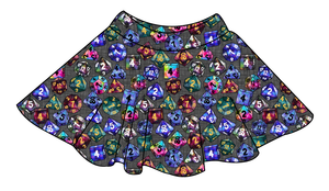 Dice for Dungeons Ladies' Circle Skirt
