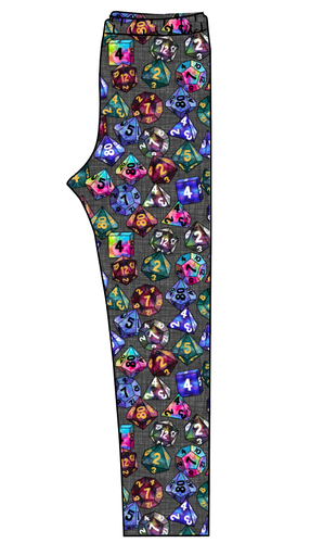 Dice for Dungeons Ladies' Lounge Leggings