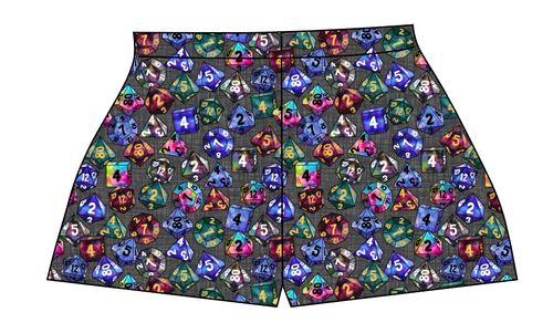 Dice for Dungeons Ladies' Lounge Shorts