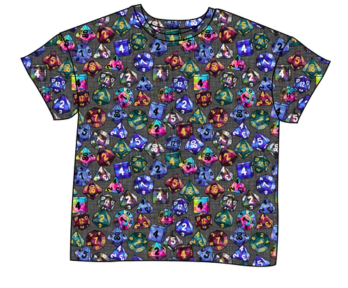 Dice for Dungeons Ladies' Oversized Tee