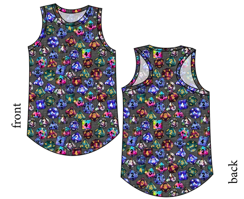 Dice for Dungeons Ladies' Summer Tank