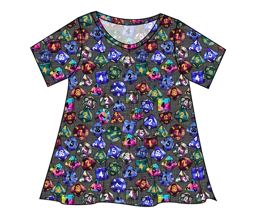 Dice for Dungeons Ladies' Swing Tee