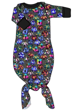 Load image into Gallery viewer, Dice for Dungeons Newborn Knotted Gown