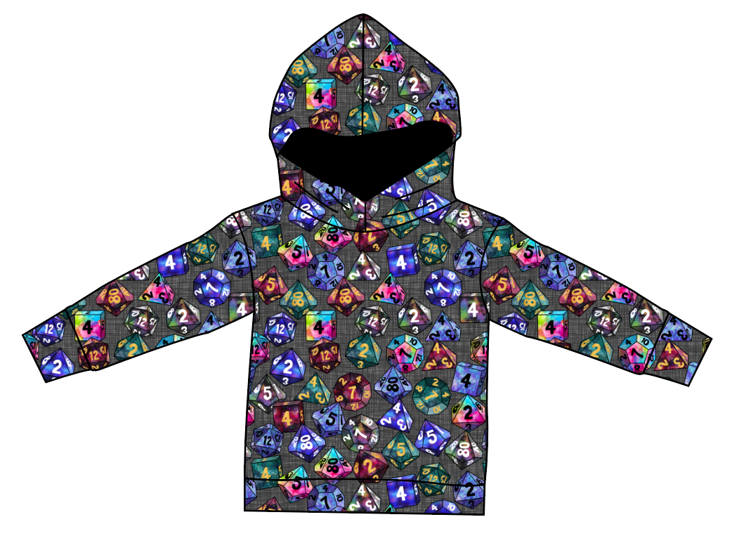 Dice for Dungeons Oversized Hoodie