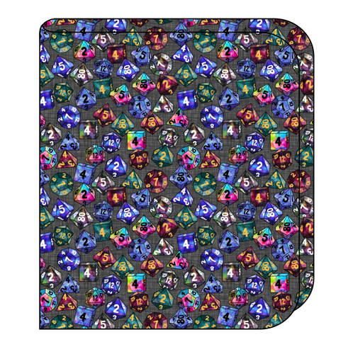 Dice for Dungeons Swaddle Blanket