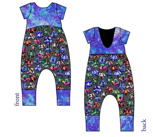 Dice for Dungeons Low Back Romper and Bubble Romper