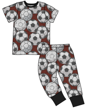Load image into Gallery viewer, Soccer Balls Basic Loungewear Set