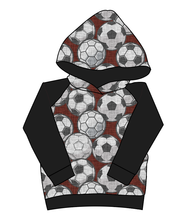 Load image into Gallery viewer, Soccer Balls Classic Hoodie (or Crewneck)