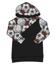 Load image into Gallery viewer, Soccer Balls Classic Hoodie (or Crewneck)