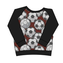 Load image into Gallery viewer, Soccer Balls Classic Hoodie (or Crewneck)