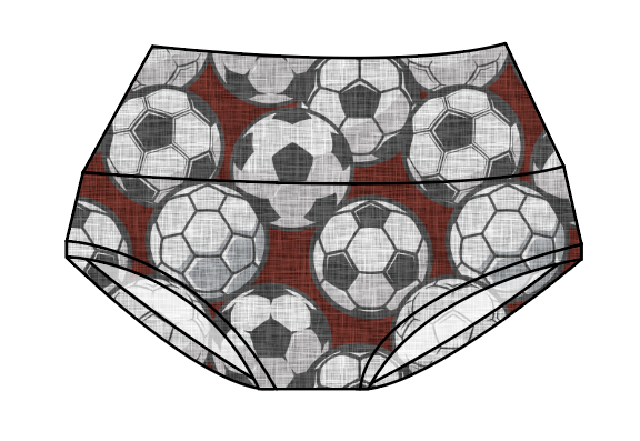 Soccer Balls Ladies' Underwear