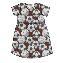 Load image into Gallery viewer, Soccer Balls Play Dress