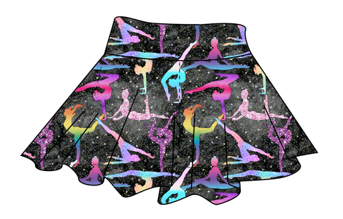 Athletic Prints Sports Mini Ladies Skort