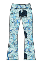 Load image into Gallery viewer, Athletic Prints Sports Mini Kids Flared Leggings