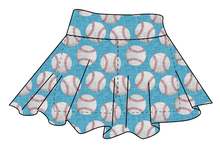 Load image into Gallery viewer, Athletic Prints Sports Mini Kids Skort