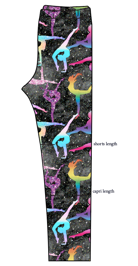 Rainbow Gymnastics Basic Leggings