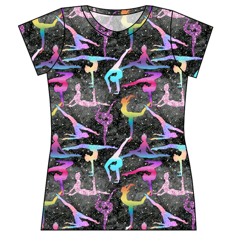 Rainbow Gymnastics Ladies' Basic Tee