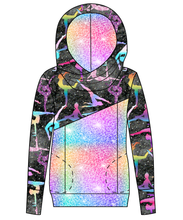 Load image into Gallery viewer, Rainbow Gymnastics Ladies Hoodie