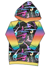 Load image into Gallery viewer, Rainbow Gymnastics Classic Hoodie (or Crewneck)