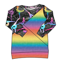 Load image into Gallery viewer, Rainbow Gymnastics Classic Hoodie (or Crewneck)
