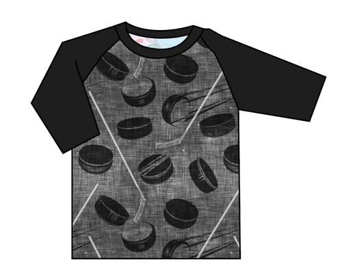 Hockey Baseball Tee