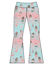 Load image into Gallery viewer, Athletic Prints Sports Mini Ladies Flared Leggings