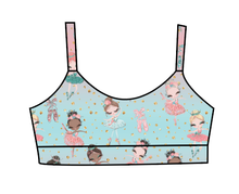Load image into Gallery viewer, Athletic Prints Sports Mini Kids Bralette