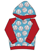 Load image into Gallery viewer, Baseballs Classic Hoodie (or Crewneck)
