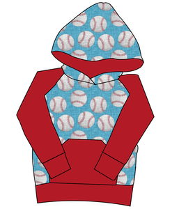Baseballs Mens' Hoodie