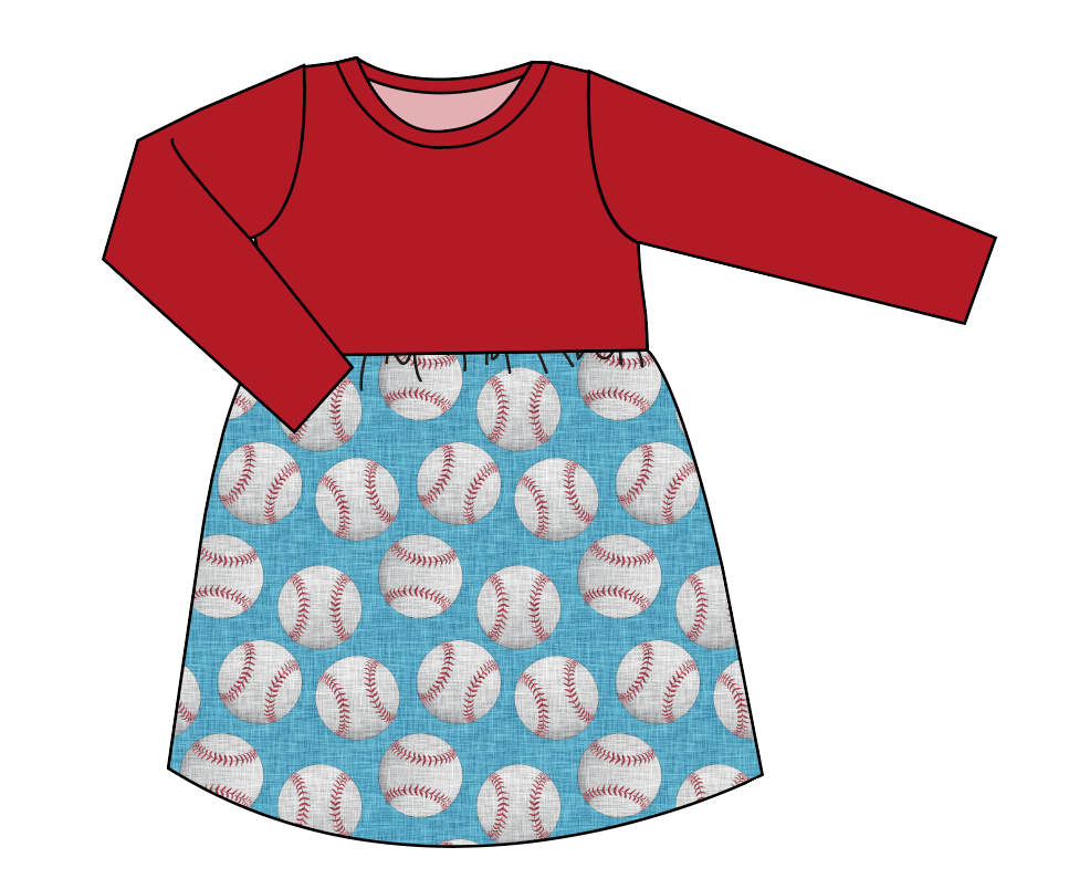 Baseballs Play Dress