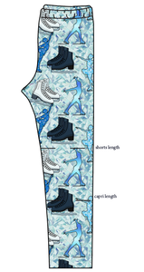 Athletic Prints Sports Mini Basic Leggings