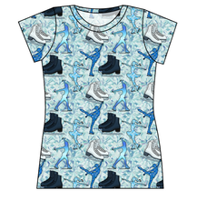 Load image into Gallery viewer, Skating Ladies&#39; Basic Tee