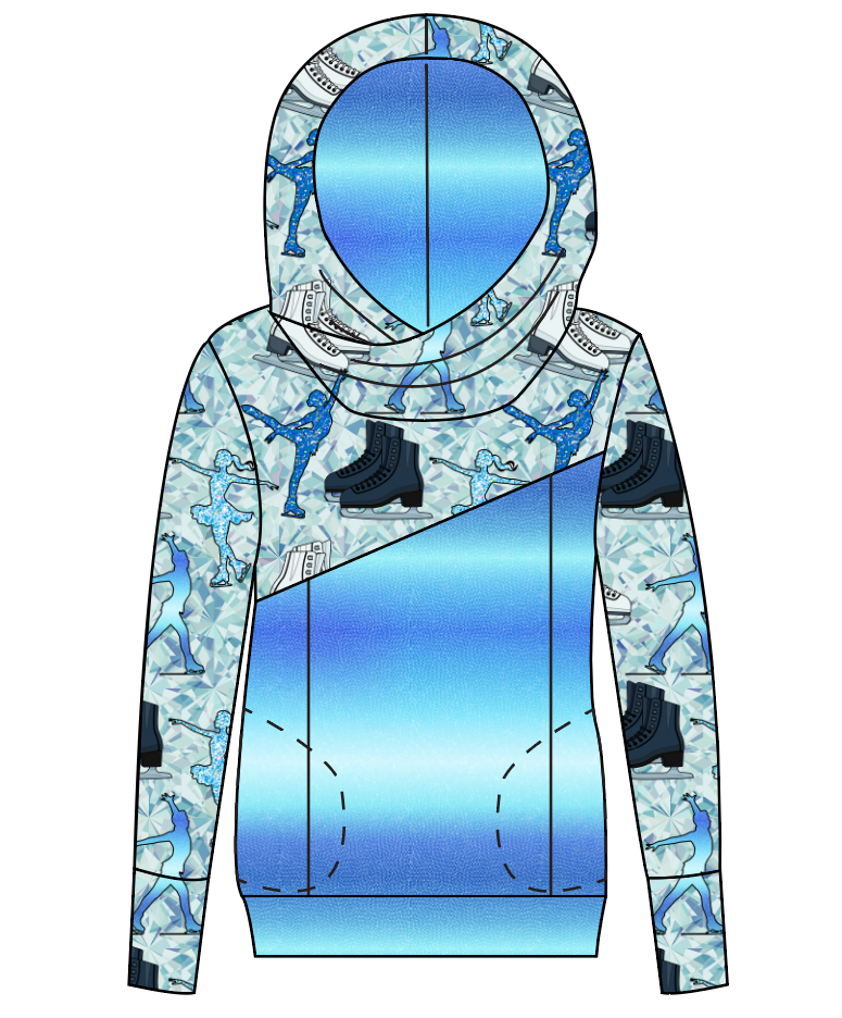 Skating Ladies Hoodie
