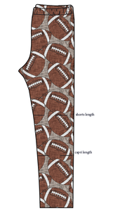 Athletic Prints Sports Mini Basic Leggings